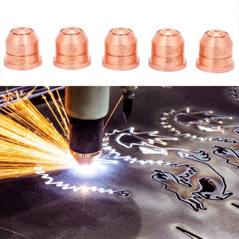 Buse de découpe Plasma 220975, 5 pièces, torche, pointe d'électrode, accessoires de tête de pulvérisation (1/5)