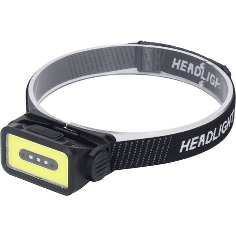 K352 COB USB-wiederaufladbare Stirnlampe mit roter LED für Wandern, Laufen und Camping. (1/5)