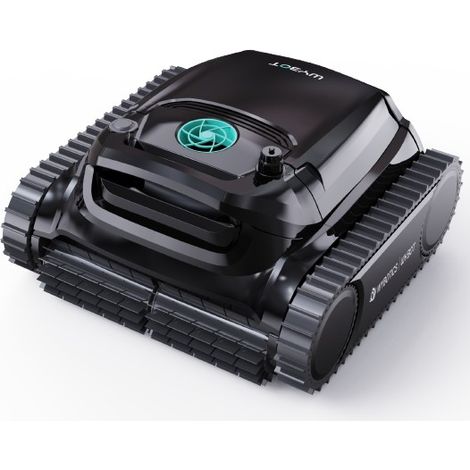 Robot piscine sans fil Wybot M1 120W, autonomie 5h, double filtration, nettoyage complet, appli mobile, piscines 12x6 m
