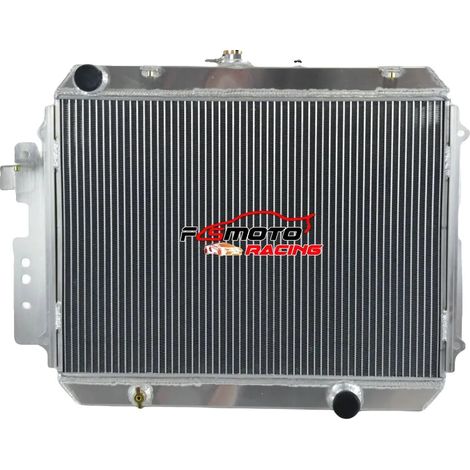 Radiateur en aluminium, taille du noyau 405mm x 570mm, taille totale 525mm x 700mm, diamètre d'entrée/sortie 35mm, compatibilité Mazda B-Series, compatibilité Ford Courier