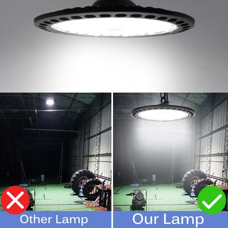 Ampoule LED UFO industrielle basse consommation, CRI≥80, prise EU, 6500K, 150W, pour éclairage d'usine