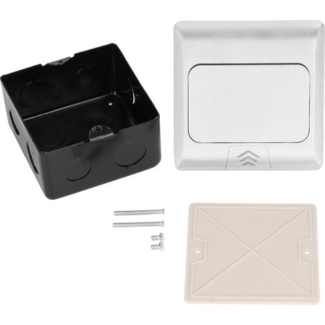 Prise électrique de sol escamotable avec double USB rapide, socle encastrable pour bureau, norme US 250V (1/5)