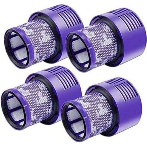 PA Lot de 4 Filtres de Rechange Compatible Aspirateur Dyson V10 Absolute Animal Motorhead SV12 (1/4)