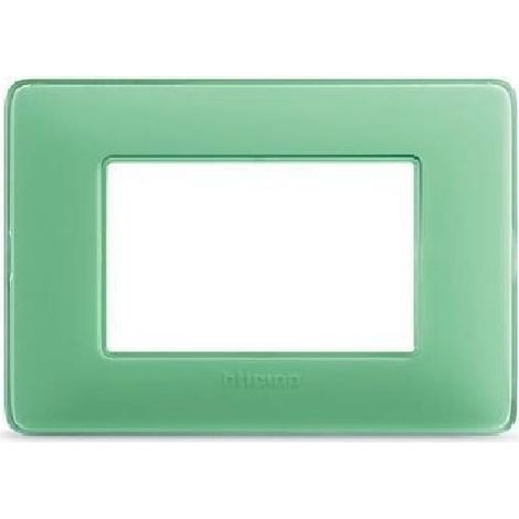 Bticino placca 3p colore te verde matix am4803cvc