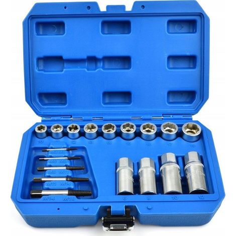 Geko Profi-Entferner-Set Schwarz 17 Teile