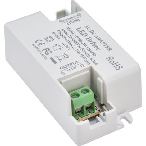 LED-Treiber 0,35 A, kleines Netzteil für LED-Innenbeleuchtung, Transformator, Wechselstrom 100–240 V (1/5)