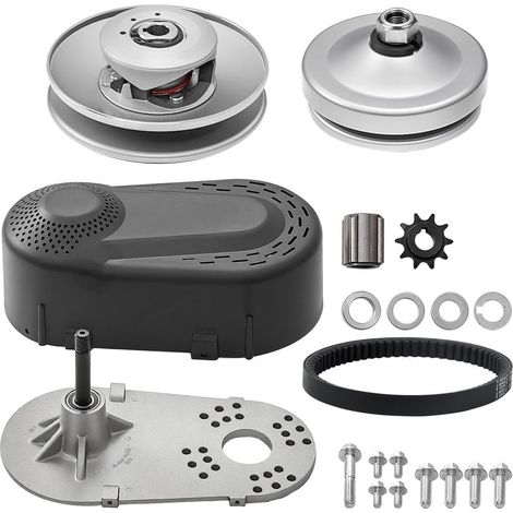 Kit d'Embrayage pour Karting 16 mm 5/8 Pouce Moteur 2-8 HP avec Courroie Robuste et Alliage Antirouille (1/5)