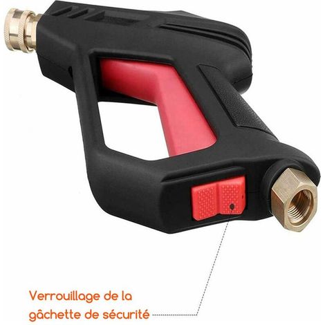 Pistolet de lavage haute pression, lance, kit de buses, kit d'embouts 4000psi m22 (1/5)
