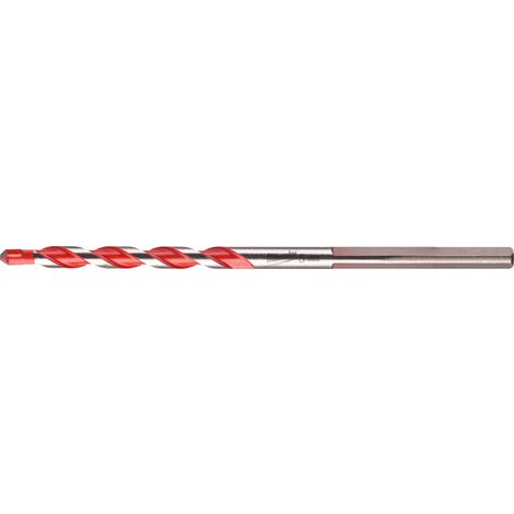 Milwaukee 4932471171 Punte per calcestruzzo Premium Stelo a 3 lati, diametro 5 mm, lunghezza 100 mm (1/2)