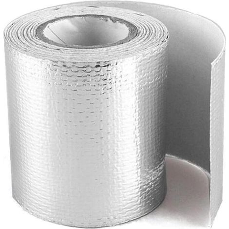 5m Thermique Échappement Ruban D'échappement L'air Isolation Chaleur Bouclier Protection Chaleur Réfléchissante Soi Barrière Chaleur Réfléchissante (1/3)
