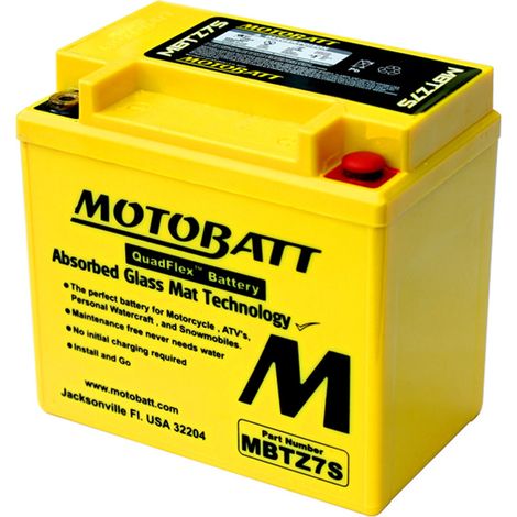 MotoBatt MBTZ7S 12V 6,5Ah – Batteria AGM Sigillata e Pronta all’Uso (1/4)