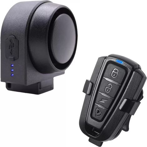 Diebstahlalarm, intelligenter Alarm mit drahtloser Fernbedienung, wasserdichter intelligenter Vibrationssensor-Alarm für Fahrräder/Motorräder/Elektrofahrzeuge/Roller