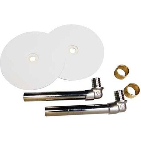 Kit de raccordement simple pour sèche-serviette - PER à sertir Ø16 - Somatherm (1/5)