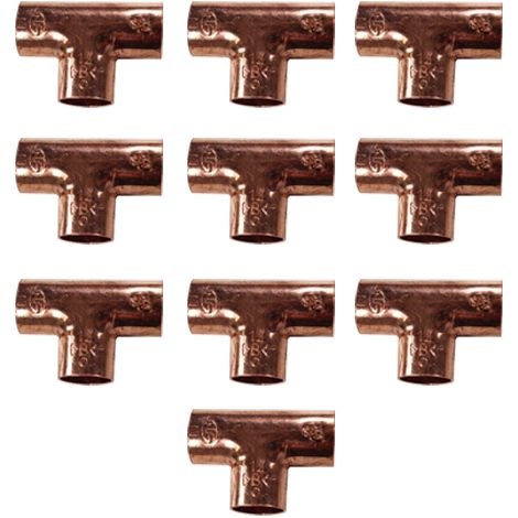Raccord a souder en cuivre 5130 Piece en T 28 mm PL2084 WG905 (1/3)