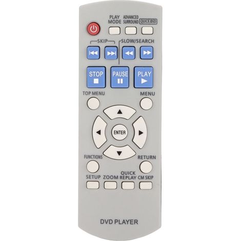 Ersatzfernbedienung für DVD-Player S1, S1S, S1P, S810, S820, S830, S860, S825 – universell kompatibel (1/5)