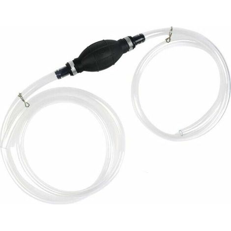 Pompe A Siphon - Tuyau PVC 2 Mm D'epaisseur - Pour Essence Diesel Gasoil - Usage Multi - 1 Unite