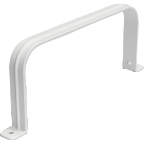 optimAIRo N14070 Flachkanalhalter, Lüftungssystem Halterung Kanalbefestigung, geräuscharme Luftführung, Kunststoff weiß, 175 x 80 mm (1/3)