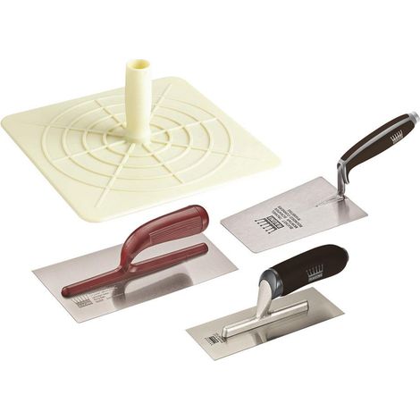 Ragni RP1028 Plasterer Pack Plastic Hawk Plaster Trowel Small Trowel Pipe Trowel