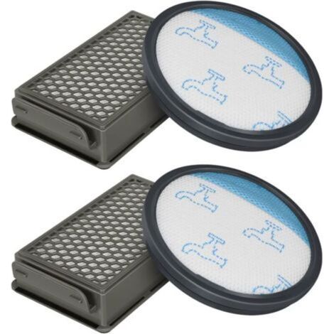 Filtre pour aspirateur Filtre HEPA pour aspirateur cyclonique Compact Power Rowenta/Moulinex/Tefal, accessoires de remplacement du système de filtre ZR005901 2 pièces (1/4)