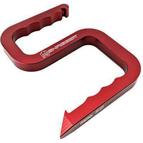 Outil de préhension pour tuyau d’incendie sous pression, outil pompier compact pour manipuler lance à eau (1/5)