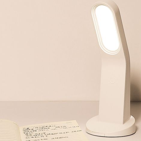 Wiederaufladbare Miniatur-LED-Schreibtischlampe mit tragbarer Touch-Steuerung und dimmbarer Wandleselampe, USB-aufladbar. (1/5)