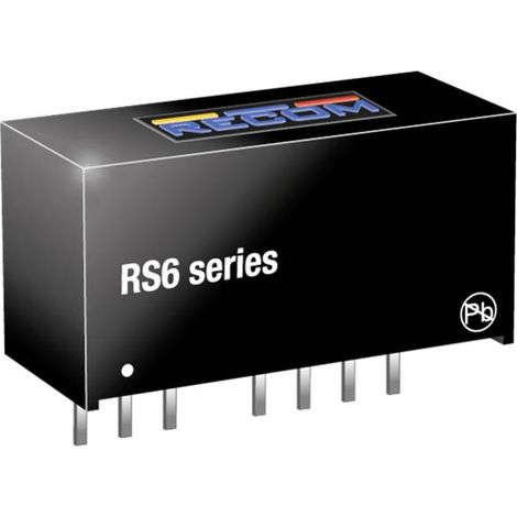 RECOM RS6-2405S Convertitore DC/DC da circuito stampato 1.2 A 6 W Num. uscite: 1 x Contenuto 1 pz.