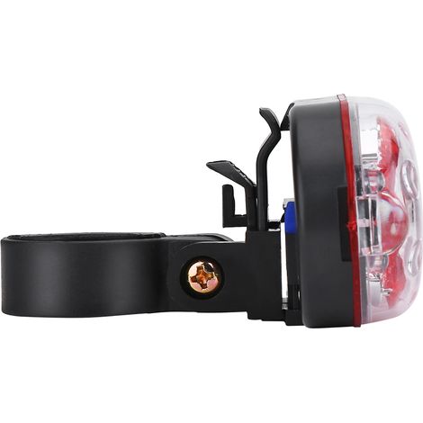 Feu arrière de selle de vélo à LED extérieur, feu de sécurité rouge (rouge) (1/5)