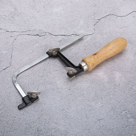 Scie à archet portable en forme de U pour la fabrication de bijoux et d'objets artisanaux (outil de traitement fixe) (1/5)