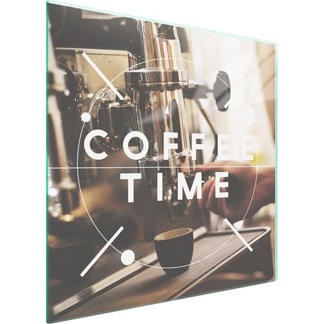 Protezione in vetro per piano cottura 50x52 Caffè (1/5)
