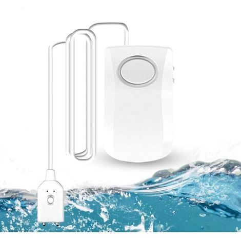 Détecteur d'inondation Wi-Fi 130dB – Notifications push sur smartphone – Installation facile – Pour salles de bain, cuisines et sous-sols (1/5)