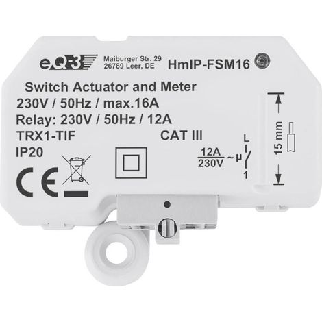 Homematic IP HmIP-FSM16 Attuatore domotico bianco (1/4)