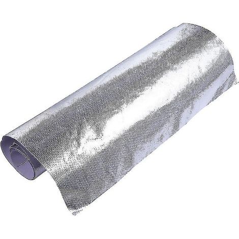 Tissu de protection thermique en aluminium avec support auto-adhésif, barrière thermique