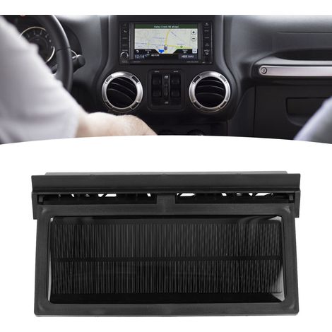 Ventilador para ventana de coche con 3 ventiladores independientes, alimentado por energía solar y USB, fabricado en ABS y caucho, incluye batería de litio de 1200 mAh, fácil instalación, para circula (1/5)