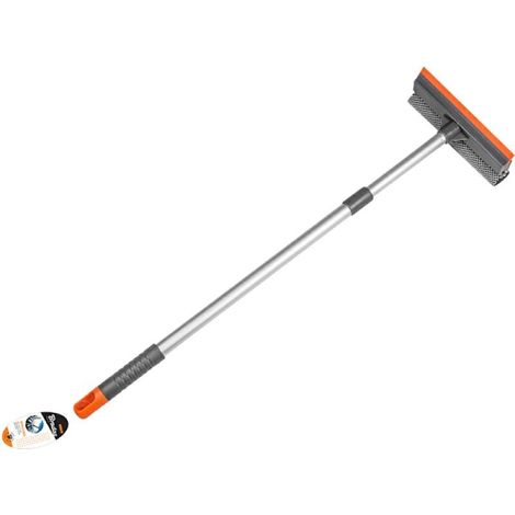 Escoba para jardín, Bradas, modelo ES2110, limpieza eficaz de exteriores, cerdas duras y resistentes, diseño ergonómico, ideal para patios, terrazas y caminos