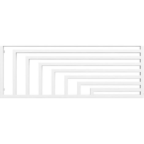 Radiateur eau chaude blanc de 600mm de haut et 1620mm de large - 878 Watt - ANG600/1620HSXB