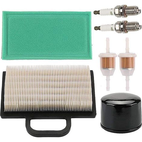 Kit Filtre à Air Huile et Carburant Compatible Tondeuse Gazon Modèles LA120 LA130 LA140 LA150 L120 LA135 LA145 D130 D140 (1/4)
