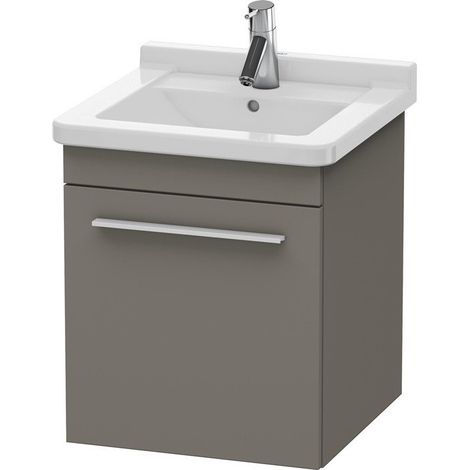 Mueble bajo lavabo X-LARGE 443x440x510mm apertura izquierda franela gris satinado