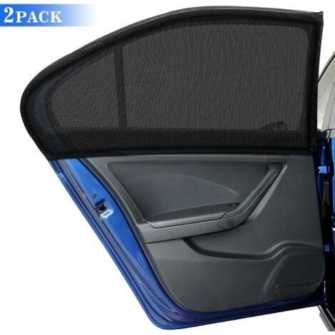 2 Pièces Pare-Soleil Voiture Bébé, pour fenêtre latérale de Voiture, Anti-moustiquaire pour bébé, Protection pour Enfants, Animaux de Compagnie, pour 98% Toutes Les Voitures (1/5)