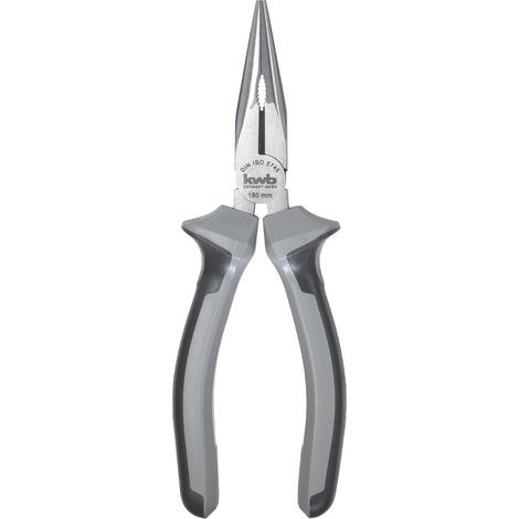pince à bec plat/pince à bec plat 160 mm 382120, selon DIN ISO 5745, forme droite, arêtes de coupe trempées par induction (1/4)