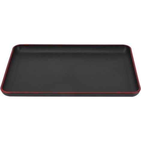 Plateau en plastique rectangulaire de portion de nourriture de plateau en plastique de style japonais de 30  de 20cm