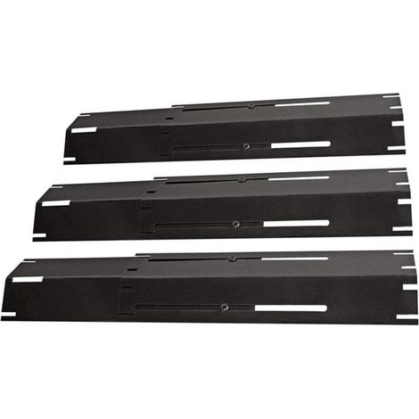 Lot de 3 cache-brûleurs universels de 29,8 cm à 53,3 cm pour barbecue à gaz, plaque chauffante, pièces de rechange (1/4)