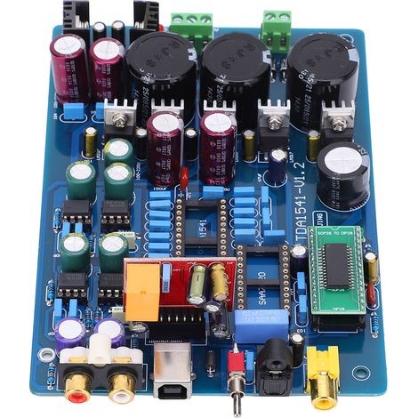 Décodeur coaxial TDA1541 Carte Ampli Audio Fibre Optique CYJ Pièces Électroniques DIY HiFi (1/5)