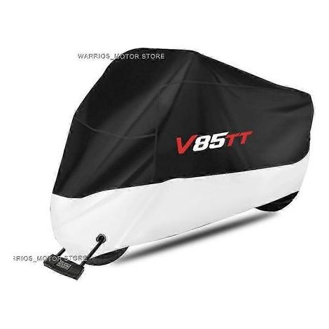 Housse de moto imperméable et résistante aux UV, à la poussière et à la neige, toutes saisons, pour Moto-Guzzi V85 TT Travel V85TT Edition 0927 (1/5)