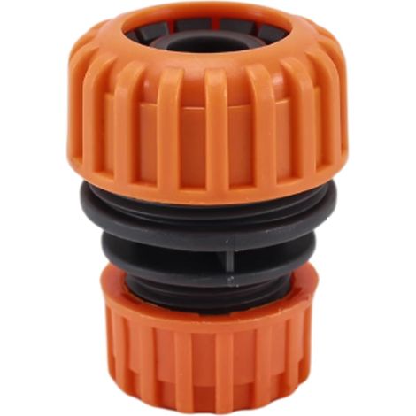 Raccord de tuyau, joint de réparation pour conduites 1/2" vers 3/4", kit d'adaptateurs universels rapides en ABS pour tuyaux d'arrosage, robinets et machines à laver (accessoires pour lavage auto) (1/5)
