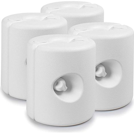 Pesi per gazebo – Set di 4 pesi per stabilizzare un gazebo – circa 21,5 x 25,5 cm – Possono essere riempiti con acqua e/o sabbia (1/5)