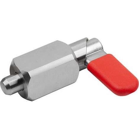 KIPP Sperrriegel Vierkant Gr. 2 D=5 Edelstahl blank mit Kappe (1/3)