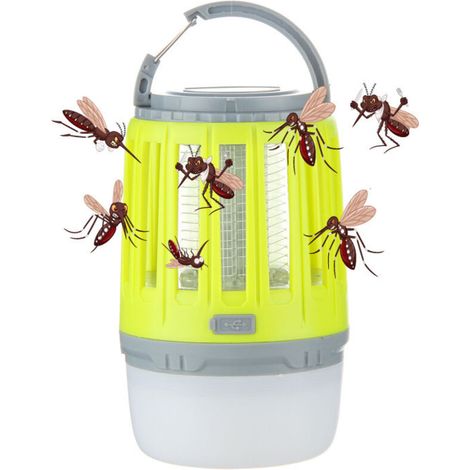 Lampe anti-moustiques, anti-moustiques, étanche, silencieuse, anti-moustiques et résistante aux radiations adaptée aux auvents de tentes extérieurs (1/4)
