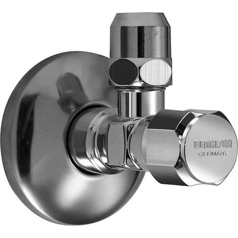 Benkiser Robinet d'angle chromé 1/2x3/8 élégant et moderne