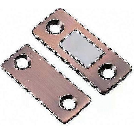 Lot de 5 fermetures magnétiques pour portes de placard, aimants ultra-fins et auto-adhésifs pour tiroirs, meubles et portes de balcon.
