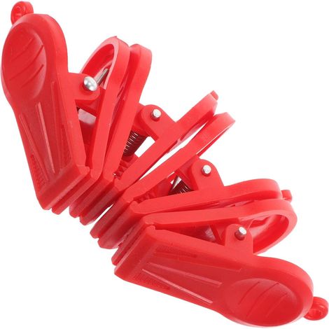 Lot de 4 clips sécurité renforcés pour clé d’arrêt tapis course, fixation universelle solide